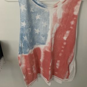 Size small hollister American flag tank
